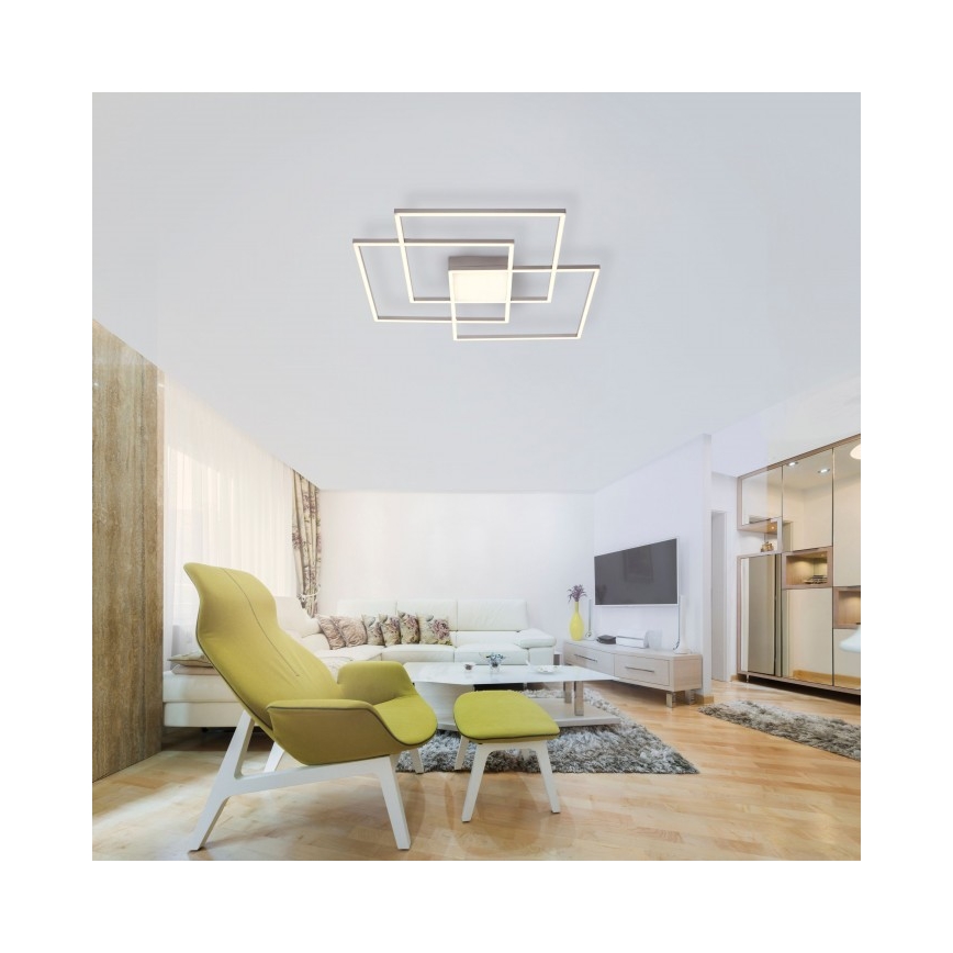 Leuchten Direkt 14713-55 - LED Hämardatav pinnale kinnitatav lühter ASMIN LED/45W/230V 3000-5000K + pult