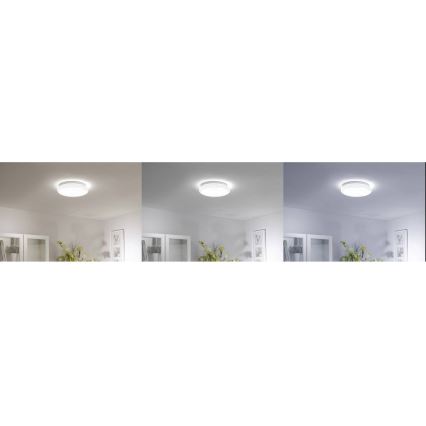 Leuchten Direkt 14742-16 - LED RGB Hämardatav laevalgusti JUPI LOLASMART LED/18W/230V Tuya 2700-5000K + Pult