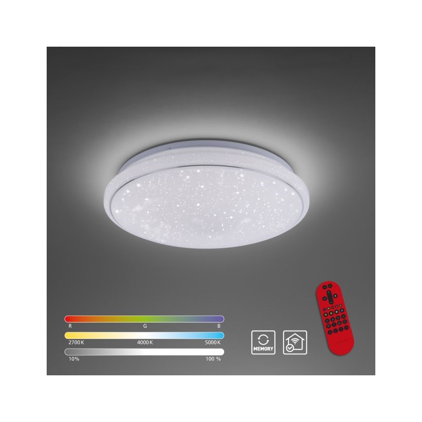 Leuchten Direkt 14743-16 - LED RGB Hämardatav laevalgusti JUPI LED/28W/230V Tuya 2700-5000K + Pult