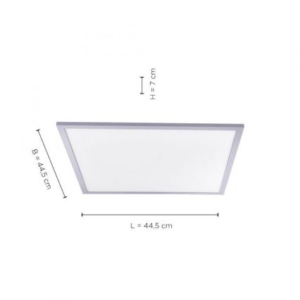 Leuchten Direkt 14752-21 - LED Laevalgusti FLAT LED/17W/230V