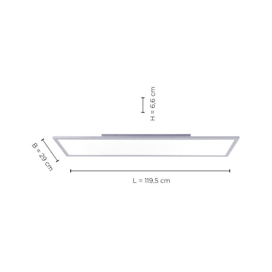 Leuchten Direkt 14753-21 - LED Pinnale paigaldatav paneel FLAT LED/22W/230V