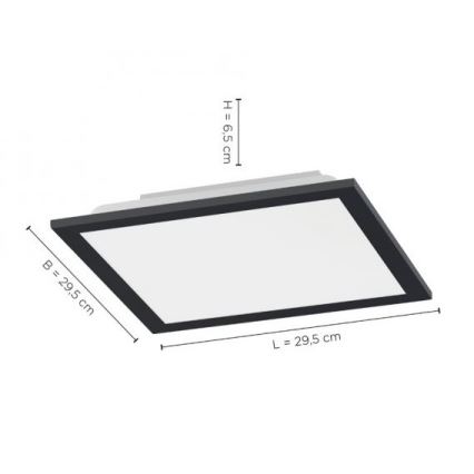 Leuchten Direkt 14754-18- LED Hämardatav laevalgusti FLAT LED/20W/230V 2700K-5000K + Pult