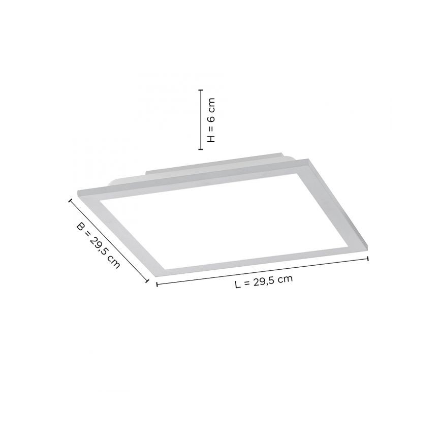 Leuchten Direkt 14754-21- LED Hämardatav laevalgusti FLAT LED/20W/230V 2700K-5000K + Pult