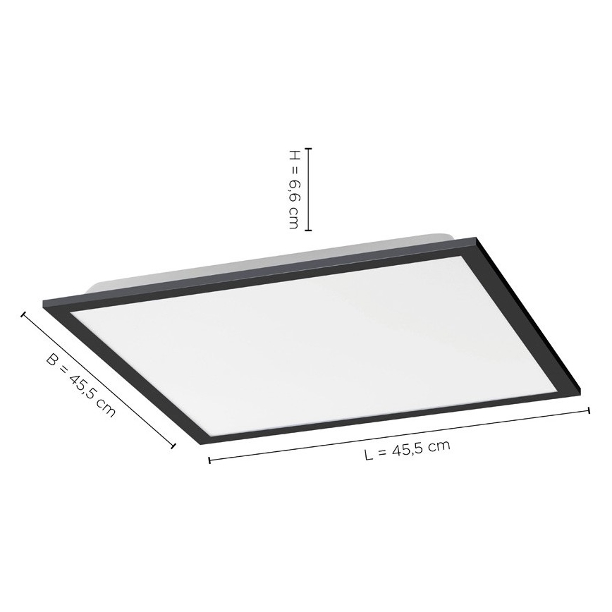 Leuchten Direkt 14755-18 - LED Hämardatav laevalgusti FLAT LED/28W/230V 2700-5000 + Pult