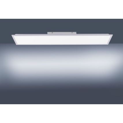 Leuchten Direkt 14757-21- LED Hämardatav pinnale paigaldatav paneel FLAT LED/36W/230V 2700-5000K hõbe + pult