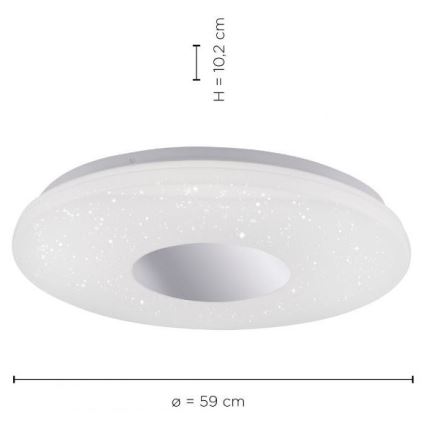 Leuchten Direkt 14822-17 - LED Vannitoa laevalgusti anduriga LAVINIA LED/40W/230V IP44