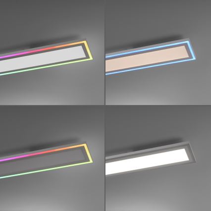 Leuchten Direkt 1490116-LED RGB Hämardatav laevalgusti EDGING LED/24W/230V+kaugjuhtimispult