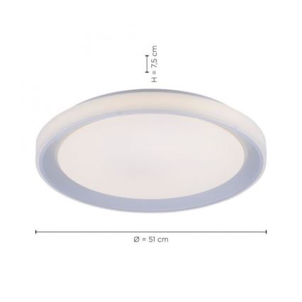 Leuchten Direkt 15110-21 - LED RGB Hämardatav laevalgusti LENI LOLASMART LED/40W/230V + Pult