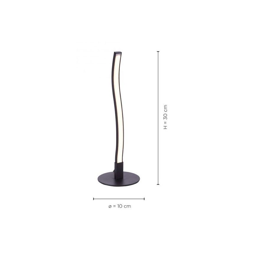 Leuchten Direkt 15128-18 - LED Laualamp WAWE LED/3W/230V must