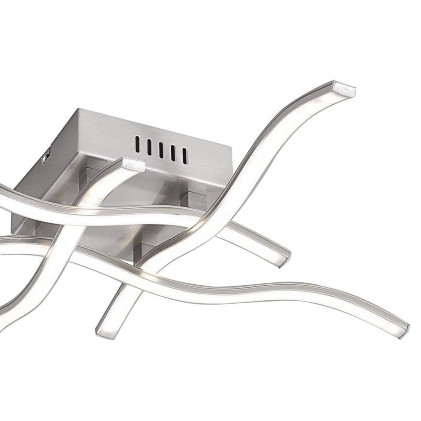 Leuchten Direkt 15131-55 - LED  Pinnale kinnitatav lühter WAWE 4xLED/4,6W/230V matt kroom
