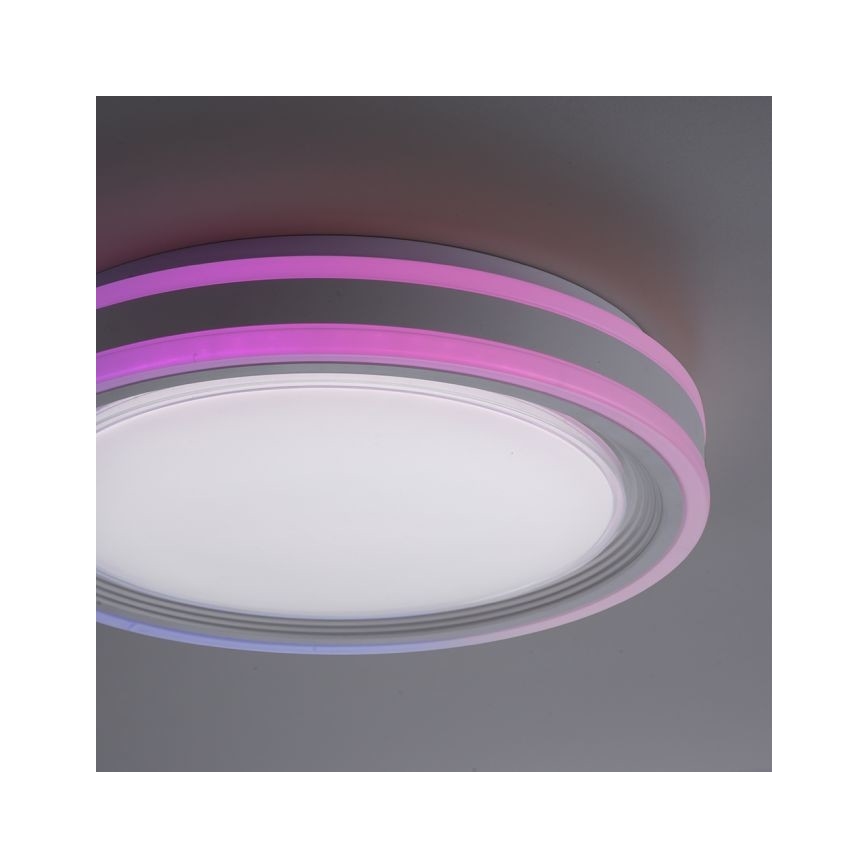 Leuchten Direkt 15152-16 - LED RGBW Hämardatav laevalgusti SPHERIC LED/18W/230V + kaugjuhtimispult