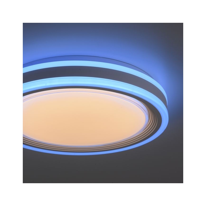 Leuchten Direkt 15152-16 - LED RGBW Hämardatav laevalgusti SPHERIC LED/18W/230V + kaugjuhtimispult