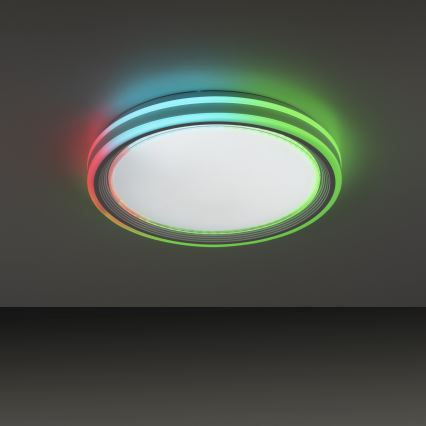 Leuchten Direkt 15154-16-LED RGB Hämardatav laevalgusti EDGING LED/39W/230V+kaugjuhtimispult