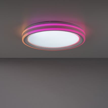 Leuchten Direkt 15154-16-LED RGB Hämardatav laevalgusti EDGING LED/39W/230V+kaugjuhtimispult