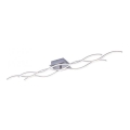 Leuchten Direkt 15167-55 - LED pinnapealne laelamp WAWE 2xLED/12,5W/230V+LED/17W mattkroom