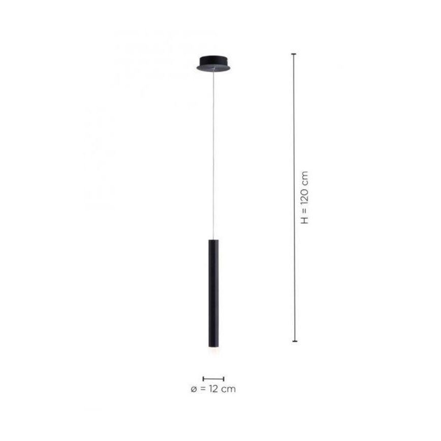 Leuchten Direkt 15202-18 - LED Lühter BRUNO LED/4,8W/230V must