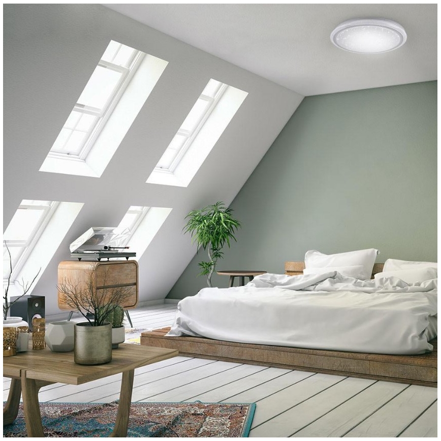 Leuchten Direkt 15230-16 - LED RGB Hämardatav laevalgusti LUISA LED/42W/230V 3000-6400K + Pult