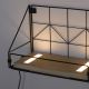 Leuchten Direkt 15276-18 - Shelf koos LED valgustusega BOARD 2xLED/1,75W/230V 30 cm eukalüpt