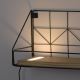 Leuchten Direkt 15277-18 - Shelf koos LED valgustusega BOARD 2xLED/1,75W/230V 45 cm eukalüpt