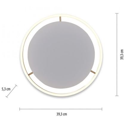 Leuchten Direkt 15391-60 - LED Hämardatav laevalgusti RITUS LED/20W/230V messing