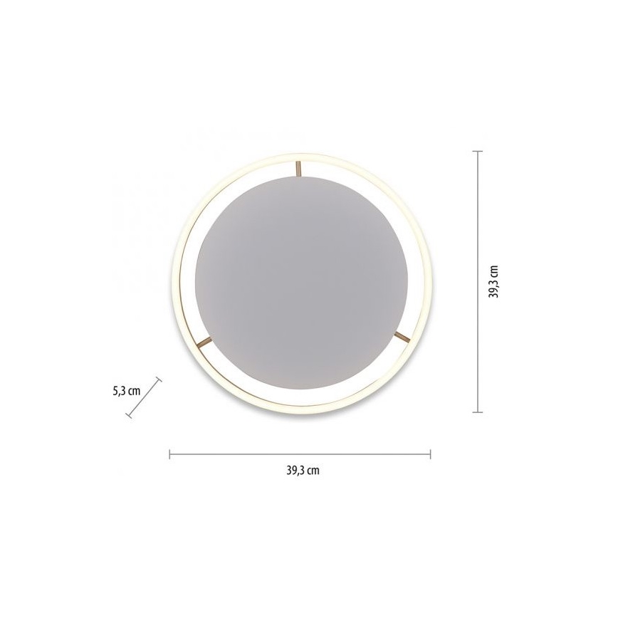 Leuchten Direkt 15391-60 - LED Hämardatav laevalgusti RITUS LED/20W/230V messing