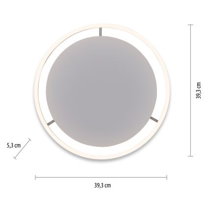 Leuchten Direkt 15391-95 - LED Hämardatav laevalgusti RITUS LED/20W/230V kroom