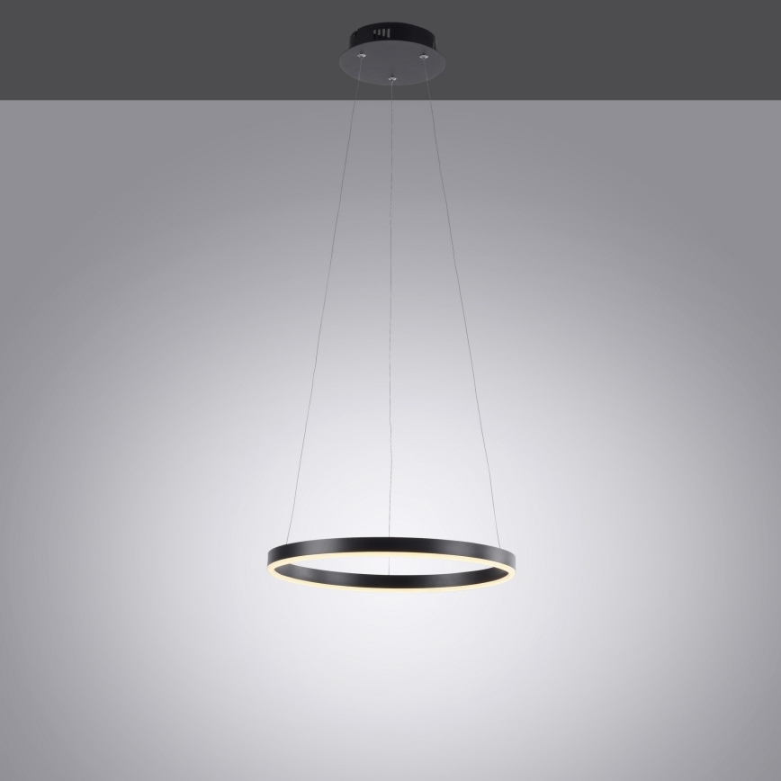 Leuchten Direkt 15393-13 - LED Hämardatav ripplühter RITUS LED/20W/230V must