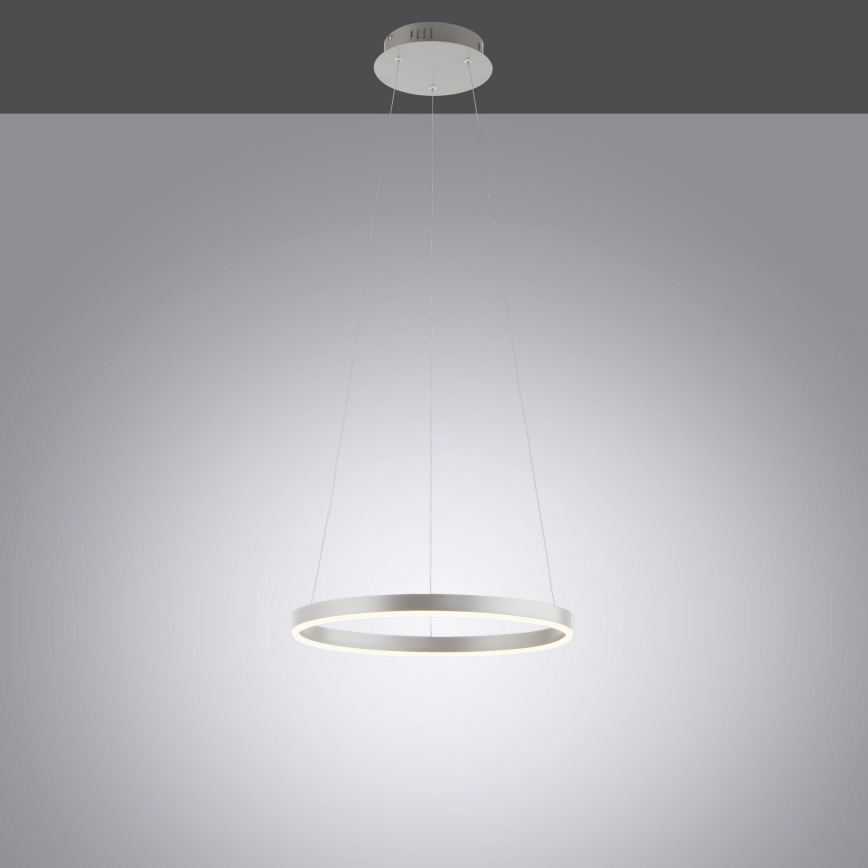 Leuchten Direkt 15393-95 - LED Hämardatav lühter RITUS LED/20W/230V matt kroom