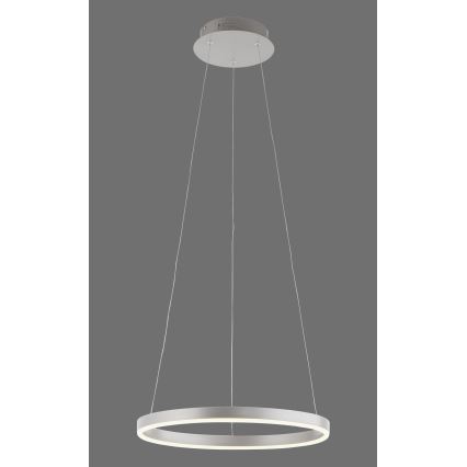 Leuchten Direkt 15393-95 - LED Hämardatav lühter RITUS LED/20W/230V matt kroom