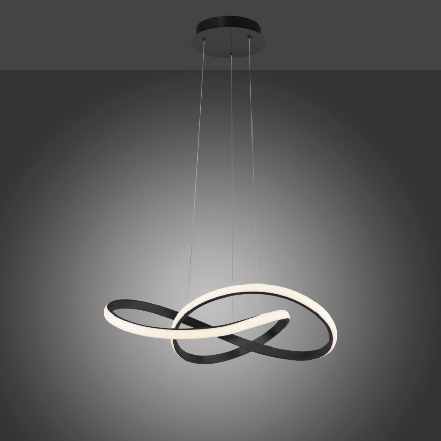 Leuchten Direkt 15402-18-LED Hämardatav lühter MARIA LED/25W/230V must
