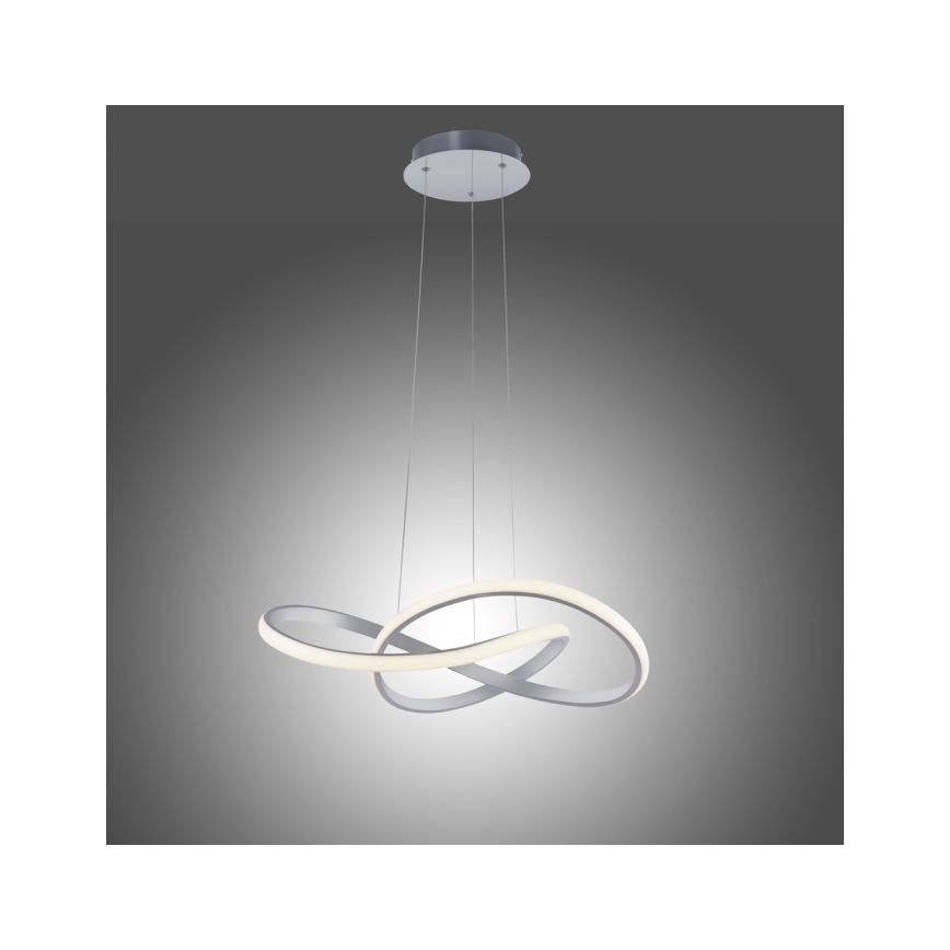 Leuchten Direkt 15402-95-LED Hämardatav lühter MARIA LED/25W/230V matt kroom