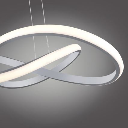 Leuchten Direkt 15402-95-LED Hämardatav lühter MARIA LED/25W/230V matt kroom