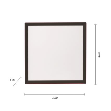 Leuchten Direkt 15556-18 - RGBW Hämardatav laevalgusti GALACTICA LED/32W/230V 2700-5000K + kaugjuhtimispult