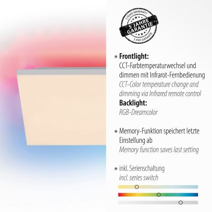 Leuchten Direkt 15561-16-LED RGB Hämardatav laevalgusti CONRAD LED/27W/230V+ pult