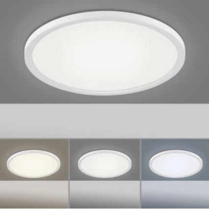 Leuchten Direkt 15571-16 - LED Hämardatav laevalgusti FLAT LED/23,5W/230V 2700-5000K + Pult