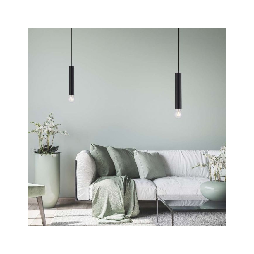 Leuchten Direkt 15617-18 - Lühter BRUNA 1xE27/60W/230V must