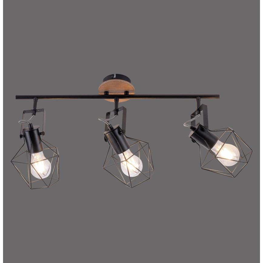 Leuchten Direkt 15673-78 - Kohtvalgusti JARO 3xE27/60W/230V