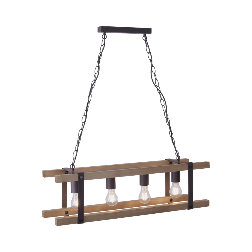 Leuchten Direkt 15684-79 - Lühter EDITH 4xE27/60W/230V mänd