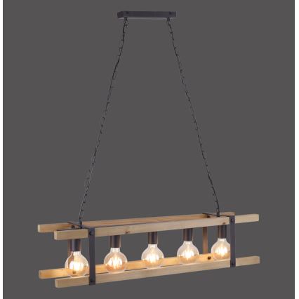 Leuchten Direkt 15685-79 - Lühter EDITH 5xE27/60W/230V mänd