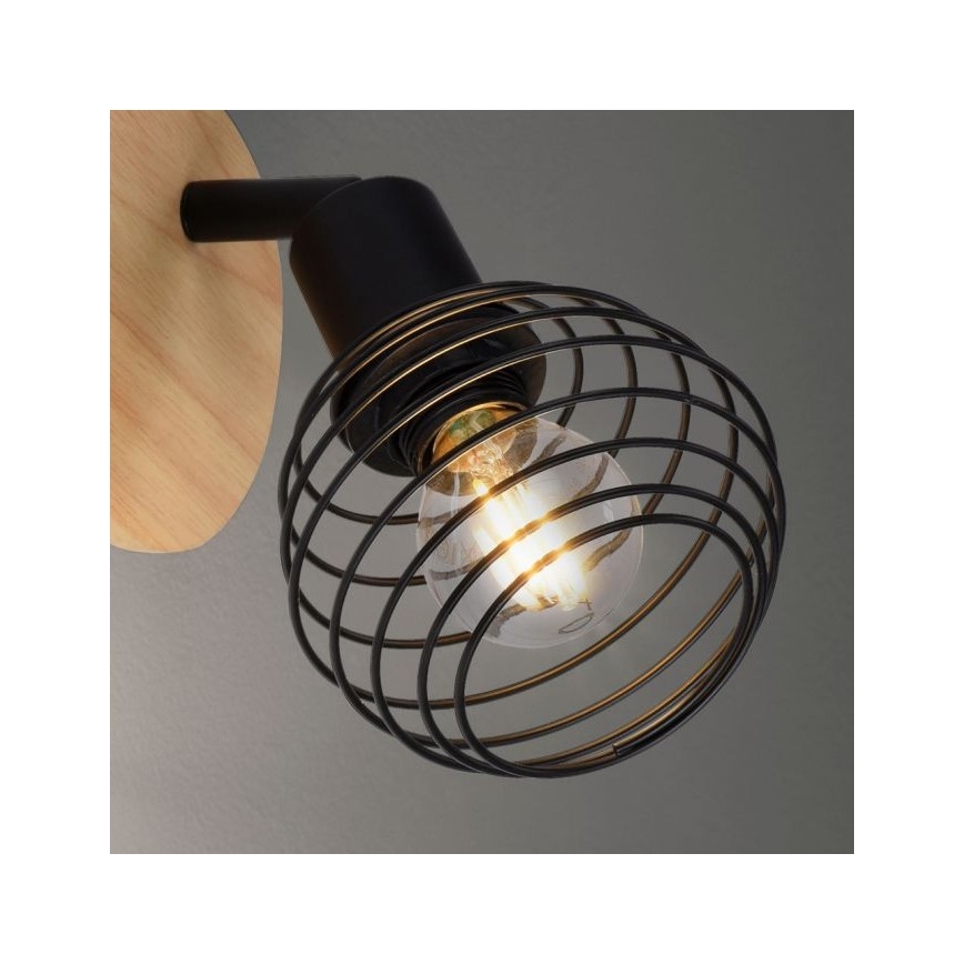 Leuchten Direkt 15921-79 - Kohtvalgusti seinale EUGEN 1xE14/40W/230V tamm