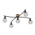 Leuchten Direkt 15925-79 - Pinnale kinnitatav lühter EUGEN 5xE14/40W/230V tamm