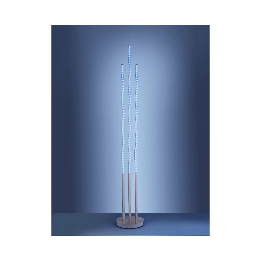 Leuchten Direkt 16268-55 - LED RGB Hämardatav põrandalamp WAVE LED/31W/230V + kaugjuhtimispult