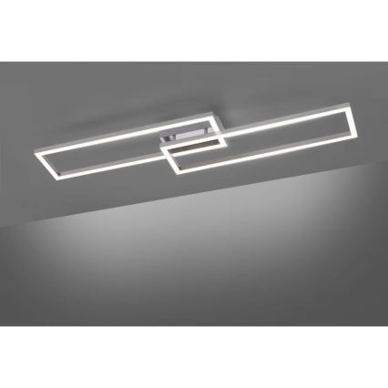 Leuchten Direkt 16430-55 - LED RGBW hämardatav laelamp MAXI 2xLED/18W/230V 2700-5000K mattkroom + kaugjuhtimispult