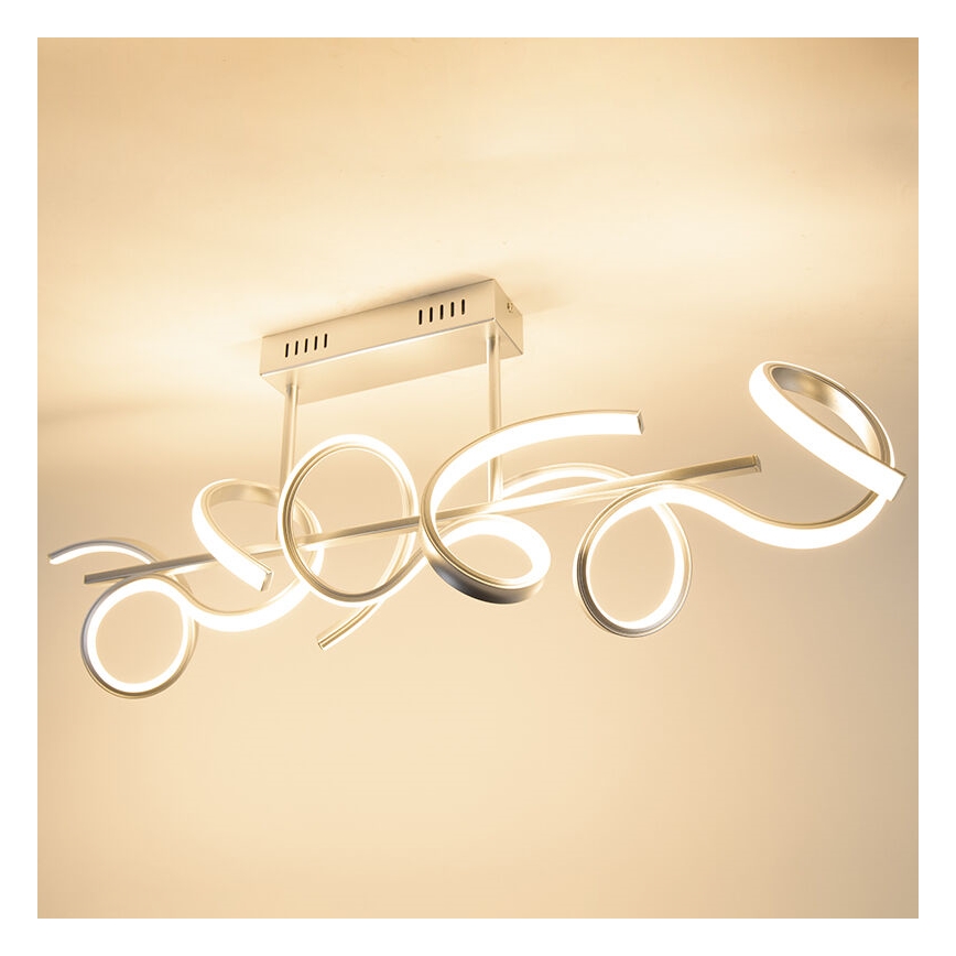 Leuchten Direkt 19032-21 - LED Hämardatav pinnale kinnitatav lühter CURLS LED/25,8W/230V