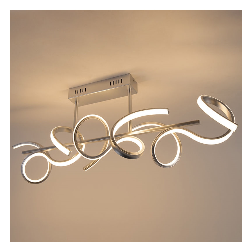 Leuchten Direkt 19032-21 - LED Hämardatav pinnale kinnitatav lühter CURLS LED/25,8W/230V