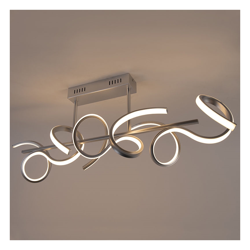 Leuchten Direkt 19032-21 - LED Hämardatav pinnale kinnitatav lühter CURLS LED/25,8W/230V