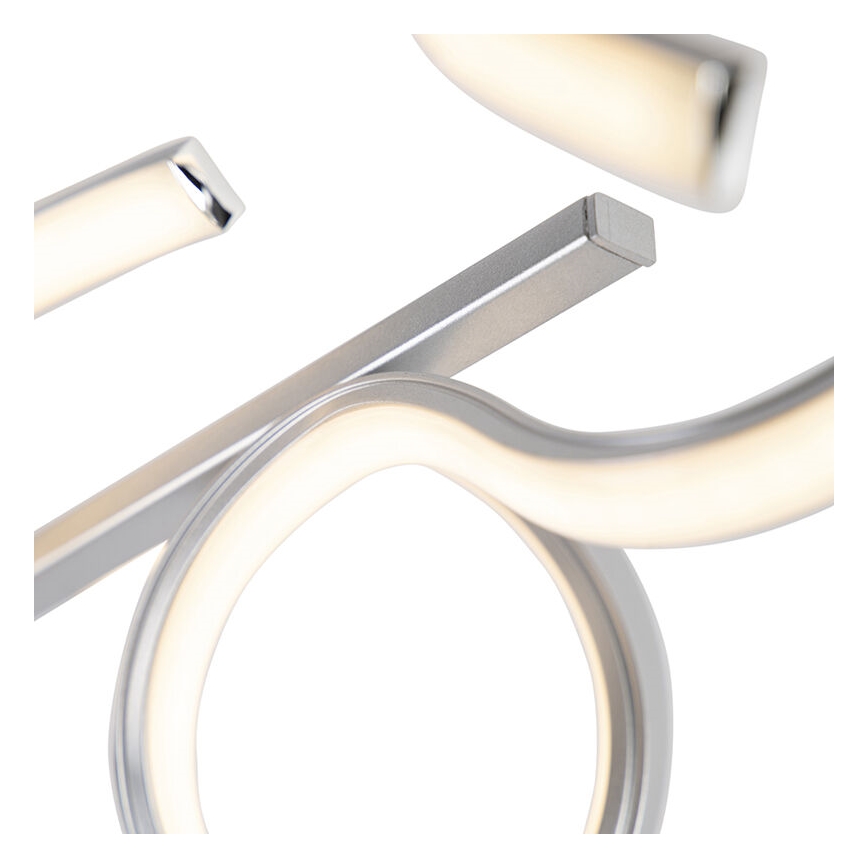 Leuchten Direkt 19032-21 - LED Hämardatav pinnale kinnitatav lühter CURLS LED/25,8W/230V