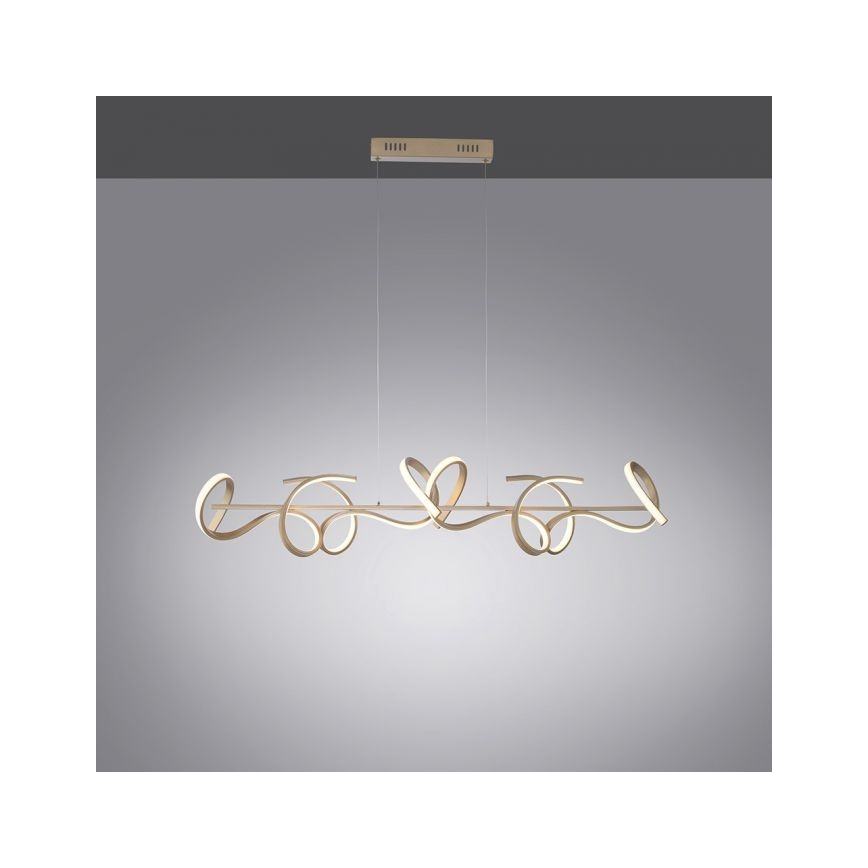 Leuchten Direkt 19033-60 - LED Hämardatav lühter CURLS LED/40,8W/230V