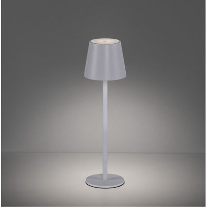 Leuchten Direkt 19250-16 - LED Väli hämardatav laetav laualamp EURIA LED/3W/5V 2600 mAh IP54 valge