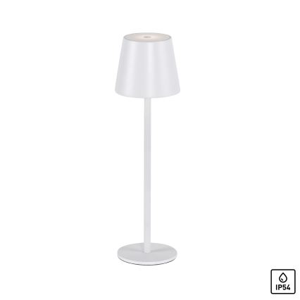 Leuchten Direkt 19250-16 - LED Väli hämardatav laetav laualamp EURIA LED/3W/5V 2600 mAh IP54 valge